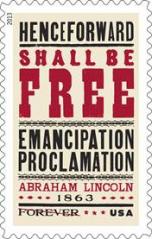 Emancipation Proclamation postage stamp